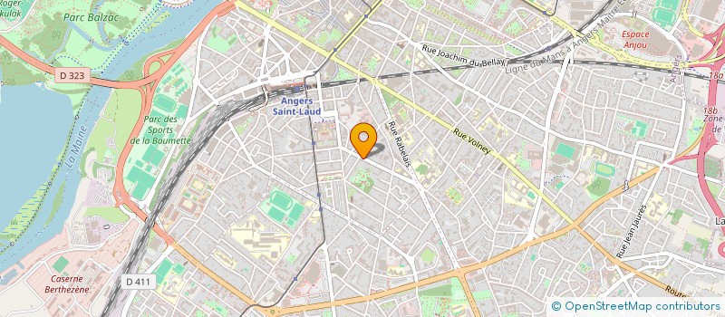 localisation de l'entreprise JEP 1 à ANGERS