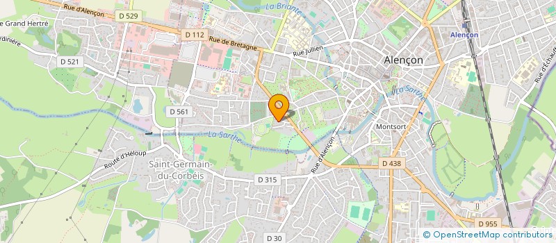 localisation de l'entreprise JEP à ALENCON