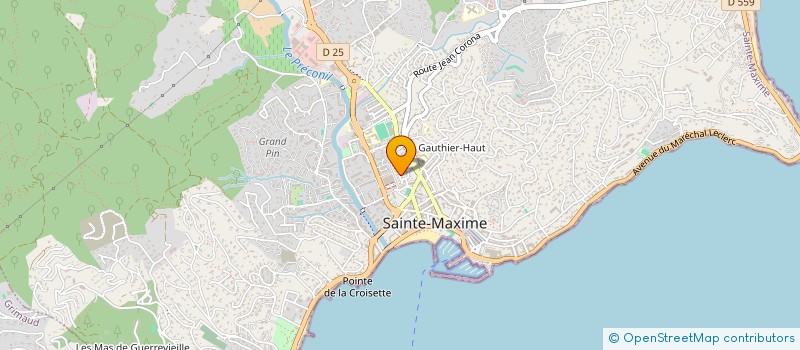 localisation de l'entreprise JEP à SAINTE-MAXIME