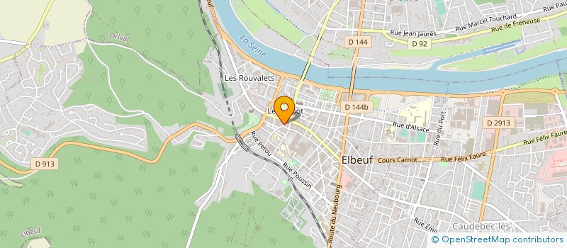 localisation de l'entreprise JEP RENOVATION à ELBEUF