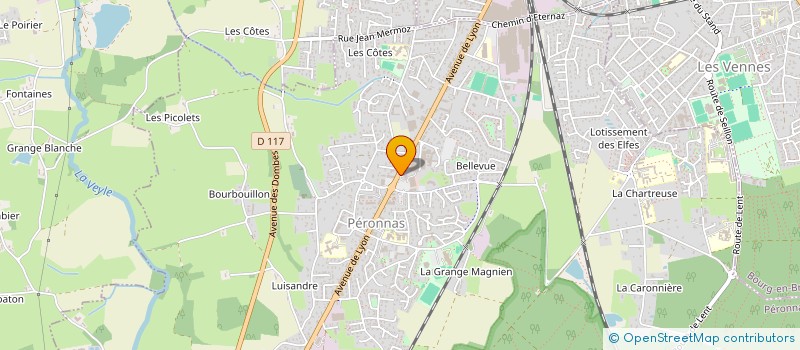 localisation de l'entreprise JEPAC 42 à PERONNAS