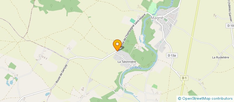 localisation de l'entreprise JEPACYFLO  MAGNE