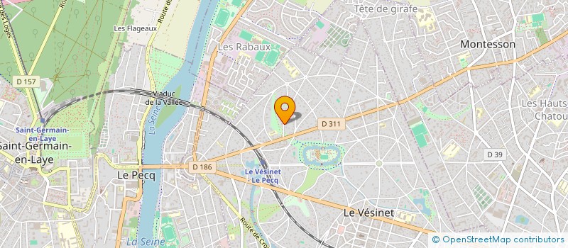 localisation de l'entreprise JEPAM DE LA MEUTE  LE VESINET