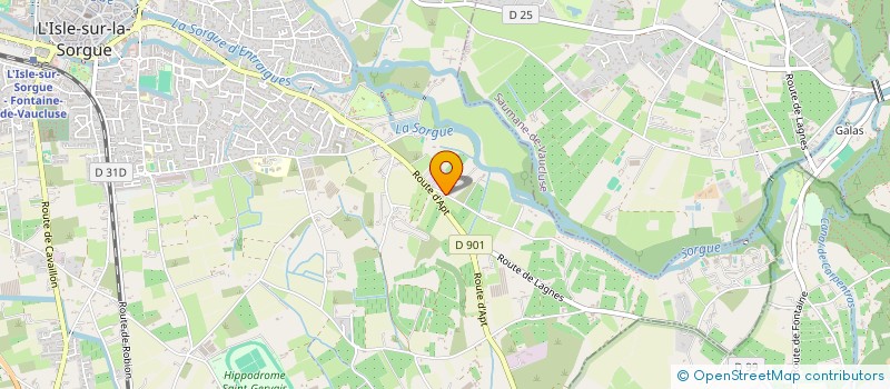 localisation de l'entreprise JEPE  L'ISLE-SUR-LA-SORGUE