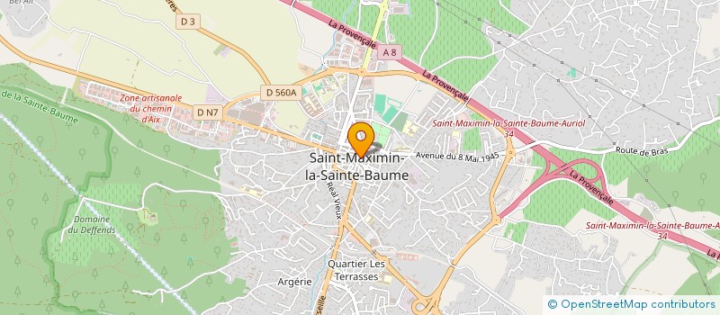 localisation de l'entreprise JEPHA à SAINT-MAXIMIN-LA-SAINTE-BAUME