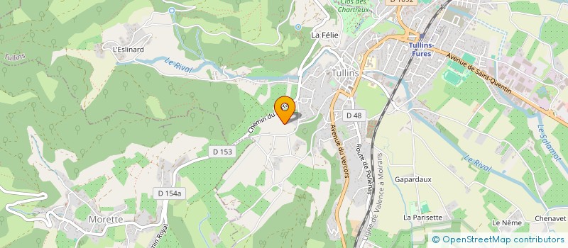 localisation de l'entreprise JEPHICAV  TULLINS