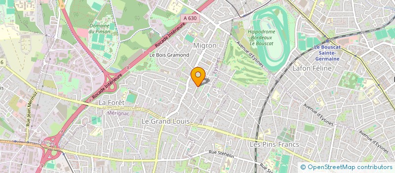 localisation de l'entreprise JER  EYSINES