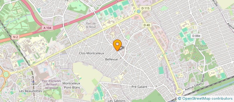 localisation de l'entreprise JER BURGER à VILLEPINTE
