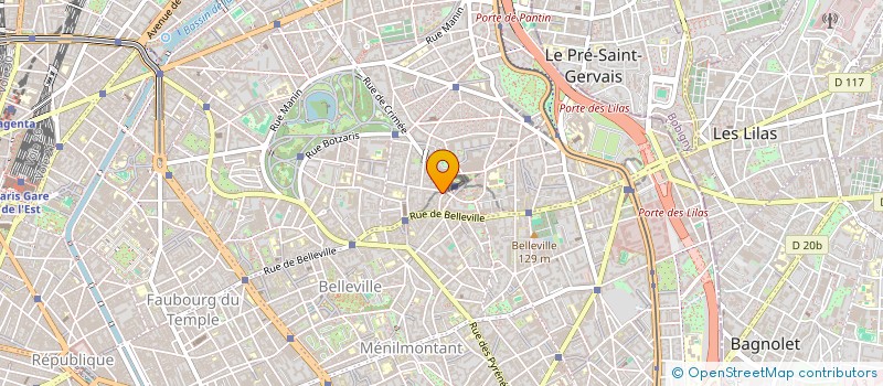 localisation de l'entreprise JER SARL  PARIS