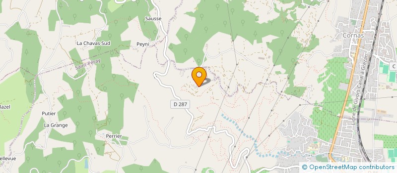 localisation de l'entreprise JERA. L'ART DU TOIT à SAINT-PERAY