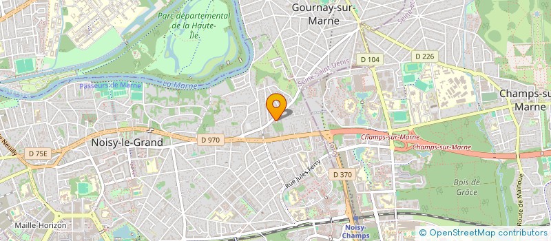 localisation de l'entreprise JERAD DRIVER à NOISY-LE-GRAND
