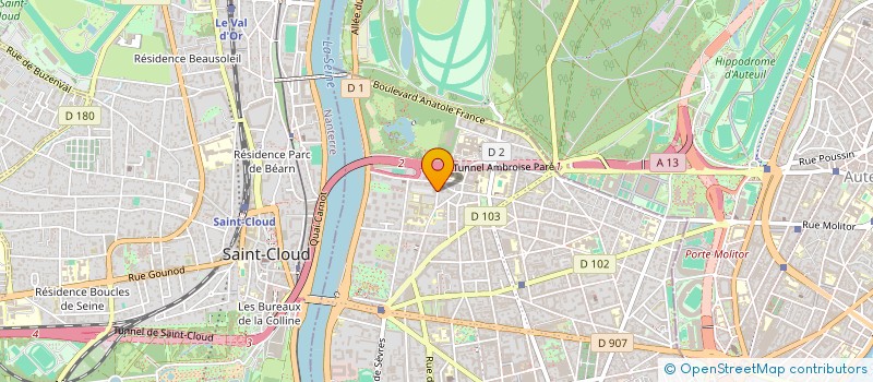 localisation de l'entreprise JERALEX à BOULOGNE-BILLANCOURT