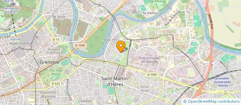 localisation de l'entreprise JERAM  SAINT-MARTIN-D'HERES