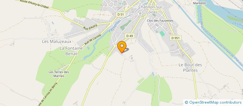 localisation de l'entreprise JERAMYCH à CHATILLON-SUR-LOIRE