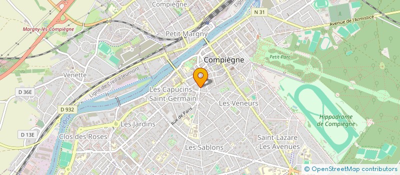 localisation de l'entreprise JERBAT  COMPIEGNE