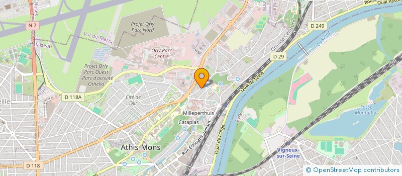 localisation de l'entreprise JERBI-GRIR INDIVISION à ATHIS-MONS
