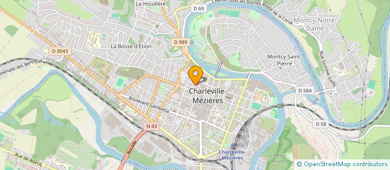 localisation de l'entreprise JERCA BEAUTE  CHARLEVILLE-MEZIERES