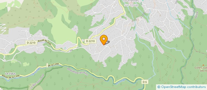 localisation de l'entreprise JERCHRISDEN à TOURRETTES-SUR-LOUP