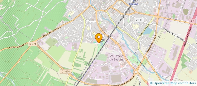 localisation de l'entreprise JERCOR à BEAUNE