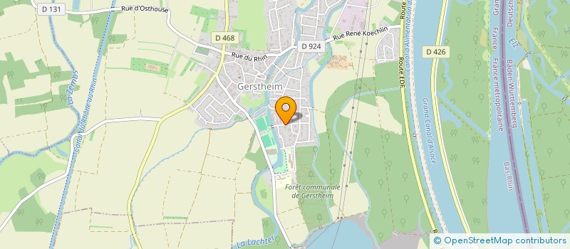 localisation de l'entreprise JERDIG  GERSTHEIM