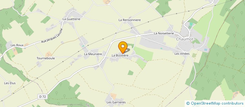 localisation de l'entreprise JERE LORENZATTI à CHAUMOT