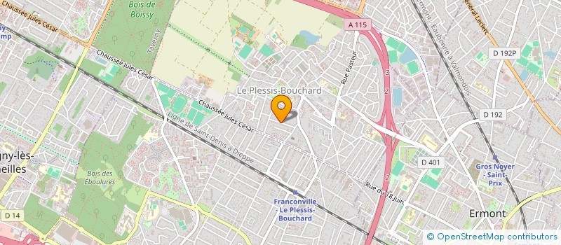 localisation de l'entreprise JEREG  LE PLESSIS-BOUCHARD