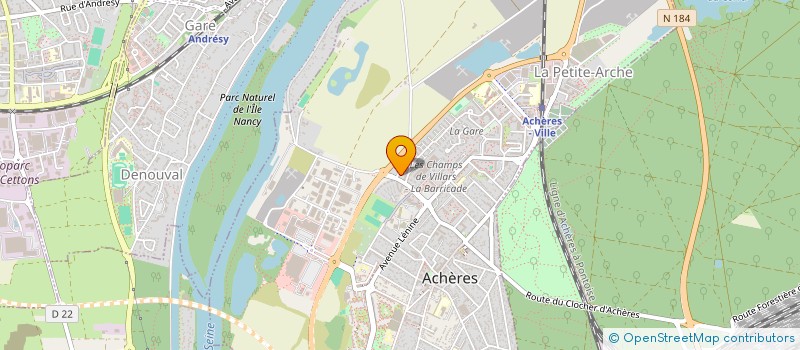 localisation de l'entreprise JEREJEF à ACHERES