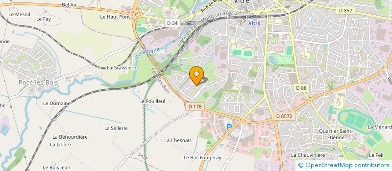 localisation de l'entreprise JERELE  VITRE