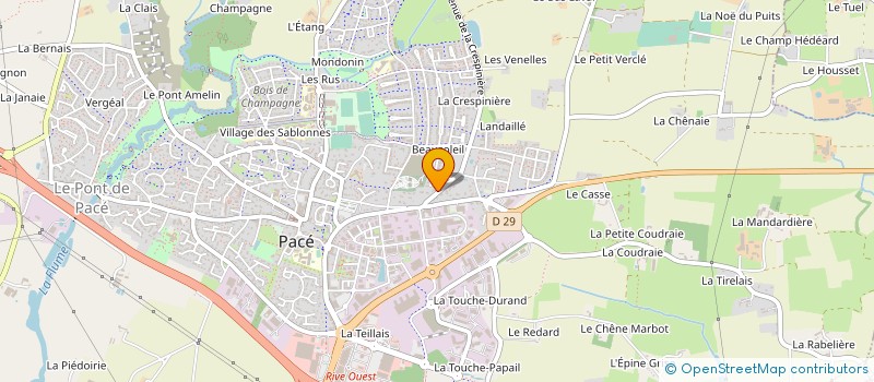 localisation de l'entreprise JERELIE à PACE