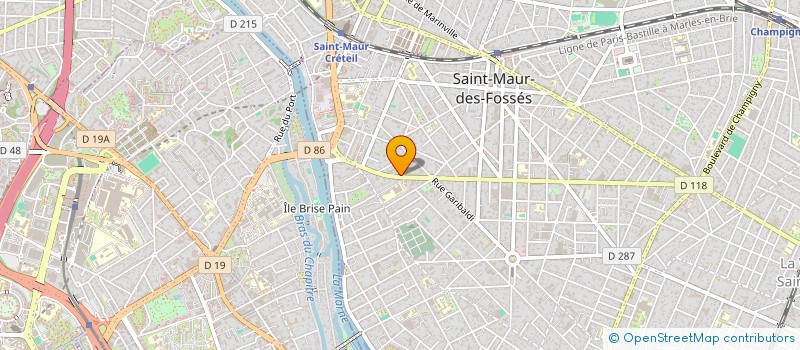 localisation de l'entreprise JERELIS à SAINT-MAUR-DES-FOSSES