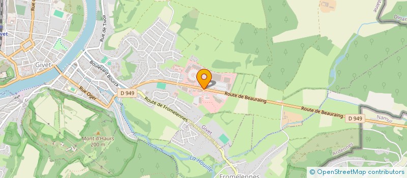 localisation de l'entreprise JEREM à GIVET