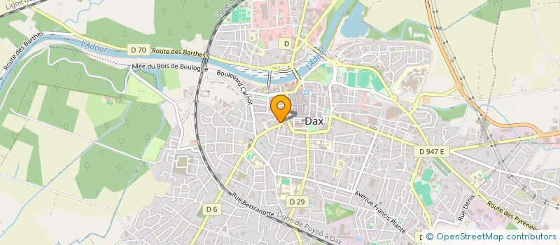 localisation de l'entreprise JEREM à DAX