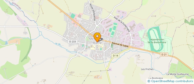 localisation de l'entreprise JEREMA  MESLAY-DU-MAINE