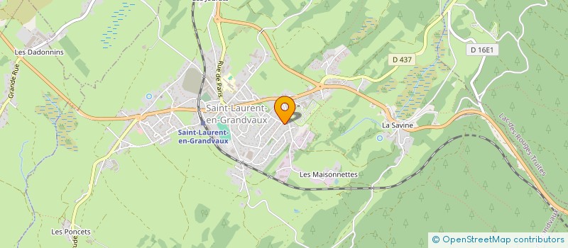 localisation de l'entreprise JEREMEL PAILLOT  SAINT-LAURENT-EN-GRANDVAUX