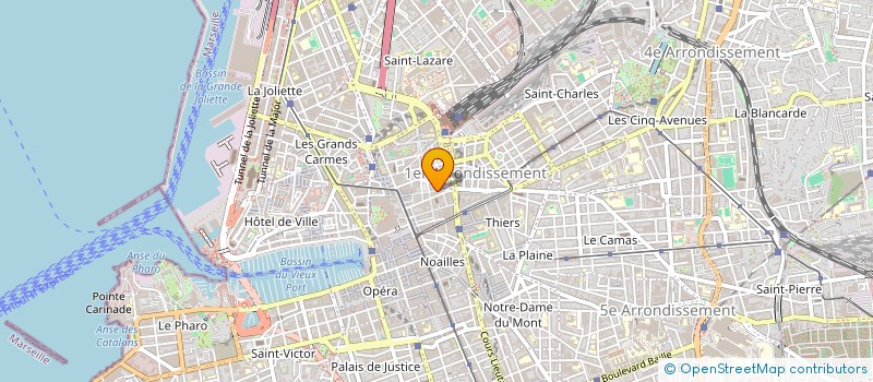 localisation de l'entreprise JEREMIE ET BEATRICE FRANCE à MARSEILLE