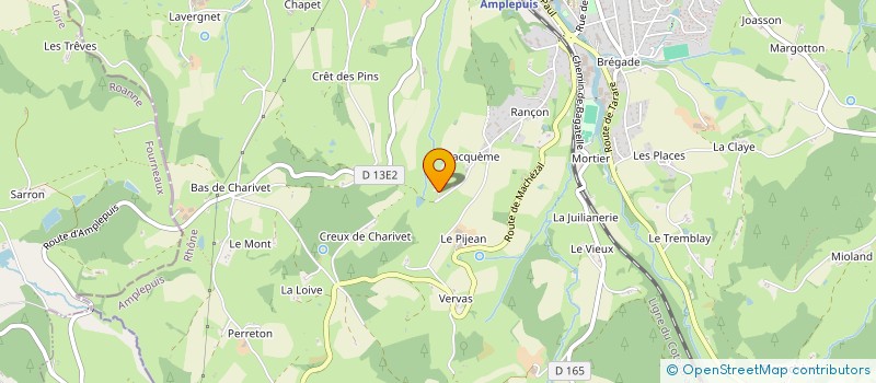 localisation de l'entreprise JEREMIE GARCIA  AMPLEPUIS