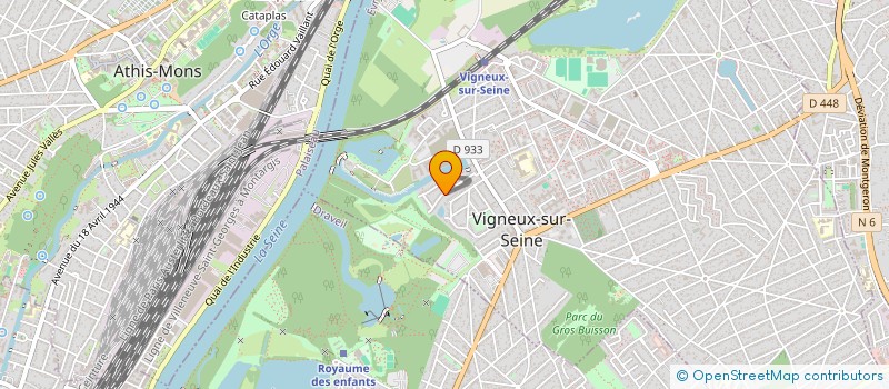 localisation de l'entreprise JEREMIE HARRY LAURA à VIGNEUX-SUR-SEINE