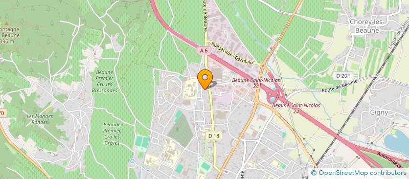 localisation de l'entreprise JEREMIE LADERRIERE à BEAUNE