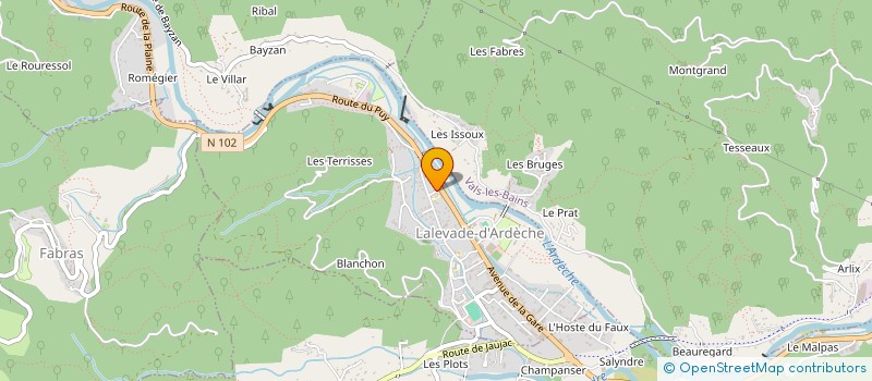 localisation de l'entreprise JEREMKETOM  LALEVADE D'ARDECHE