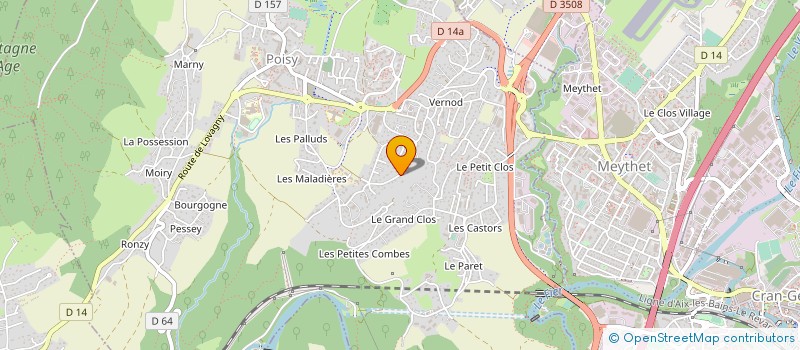 localisation de l'entreprise JEREMY  VEYRIER-DU-LAC