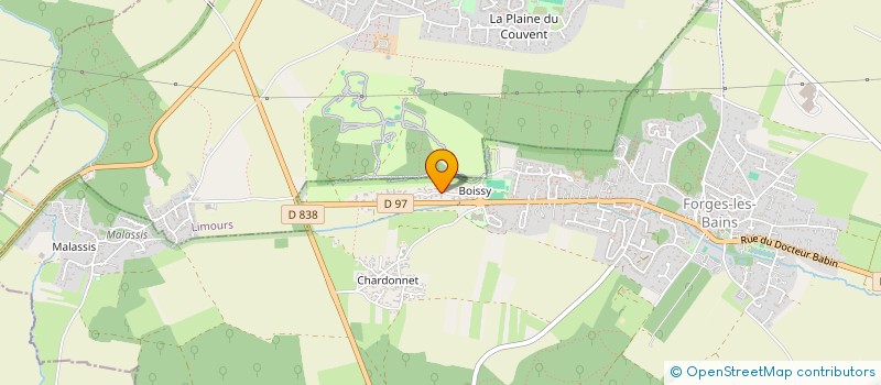 localisation de l'entreprise JEREMY  FORGES-LES-BAINS