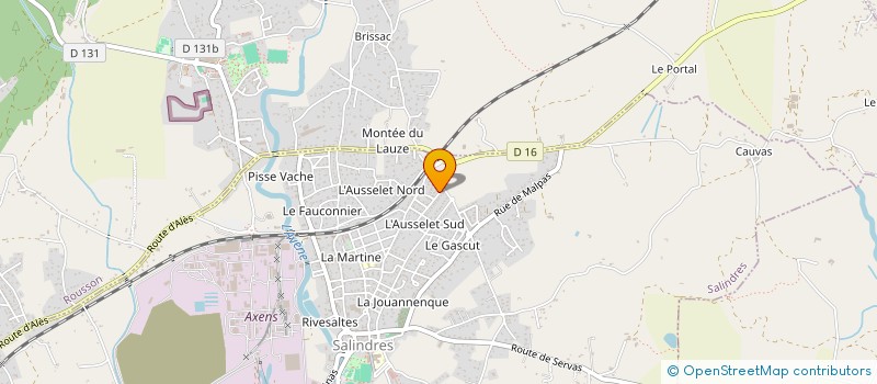 localisation de l'entreprise JEREMY  SALINDRES