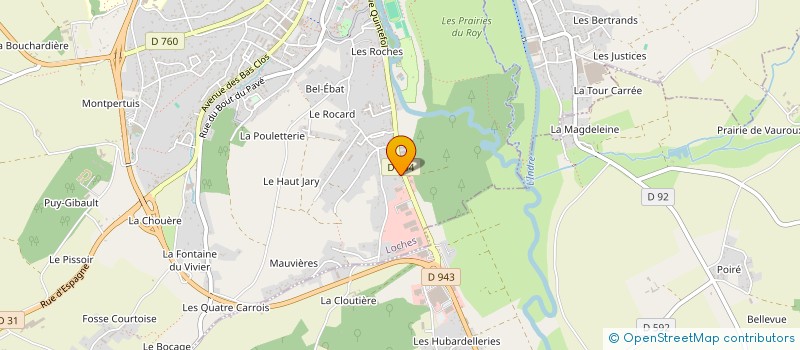 localisation de l'entreprise JEREMY COUTON  LOCHES