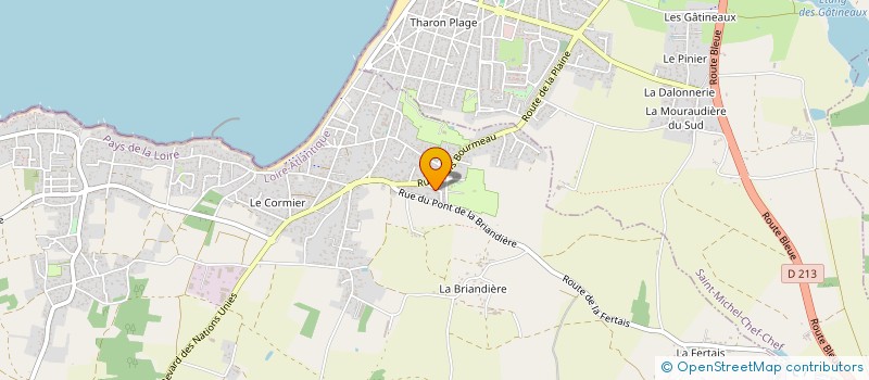 localisation de l'entreprise JEREMY PACAUD à LA PLAINE-SUR-MER