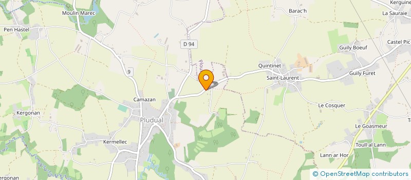 localisation de l'entreprise JEREMY PERROT  PLUDUAL