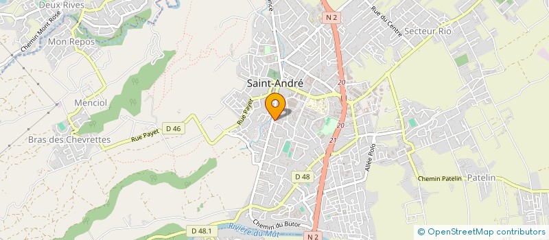 localisation de l'entreprise JEREMY SINARETTY RAMARETTY  SAINT-ANDRE