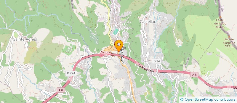 localisation de l'entreprise JEREMY' STORES  ROQUEBRUNE-CAP-MARTIN