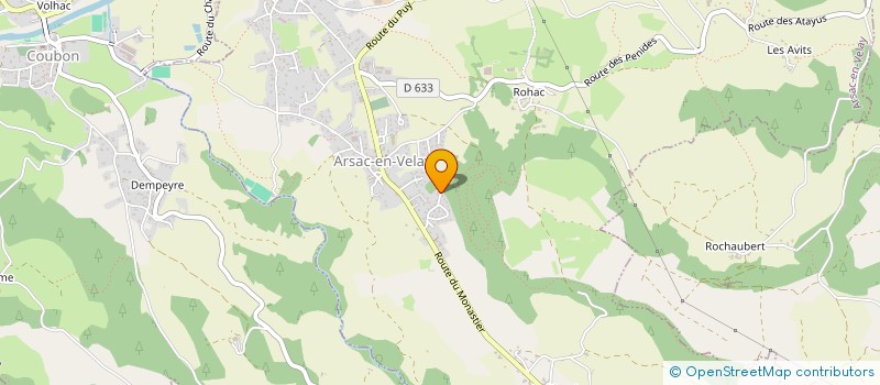 localisation de l'entreprise JEREMY TAXI  ARSAC-EN-VELAY