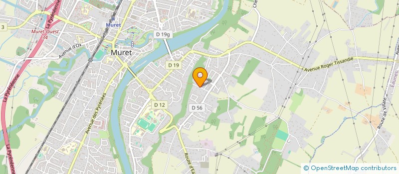 localisation de l'entreprise JEREMY TERRASSEMENTS TRAVAUX 31  MURET