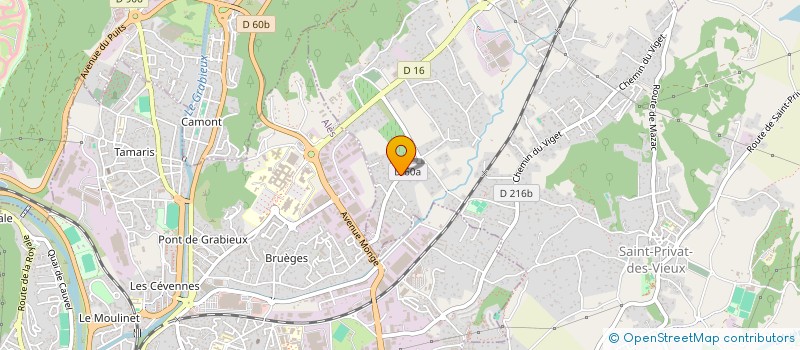 localisation de l'entreprise JERENIC  SAINT-PRIVAT-DES-VIEUX